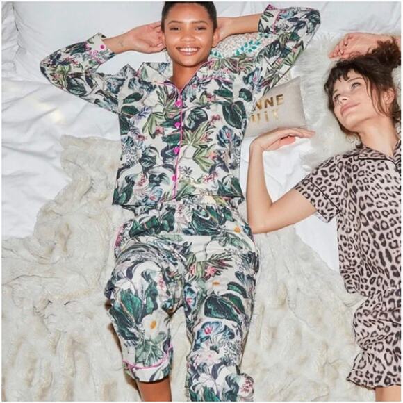 Generation Love Sasha Floral Jungle Pajama Set Size Small - Picture 1 of 3